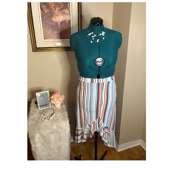 Asymmetrical, High/Low, Skirt, Women, XL - Picture 8 of 8